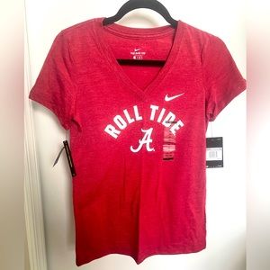 NWT Nike Alabama Short Sleeve V Neck T-shirt